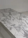 Стол ЭЗМИР (ESMIR) 180 цвет АРАБЕСКАТО (MATTE ARABESCATO SOLID CERAMIC) / ОРЕХ, ®DISAUR