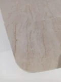 Стол КИРАН (KIRAN) 180 БЕЖЕВЫЙ МРАМОР (MATTE SICILY BEIGE SOLID CERAMIC) / Орех темный, ®DISAUR