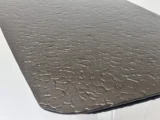 Стол ЛАУРИТЦ (LAURITS) 200 цвет БРОНЗА (GOLDEN), стекло BUBBLE / Прозрачный каркас ®DISAUR