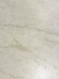 Стол КИРАН (KIRAN) 180 БЕЖЕВЫЙ МРАМОР (MATTE SICILY BEIGE SOLID CERAMIC) / Орех темный, ®DISAUR