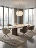 Стул ГИССЕН (GISSEN) 360 град., цвет ЛАТТЕ RIELY-111 / V885-3, ткань / ЛАТТЕ, ®DISAUR
