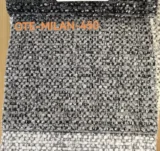 Стул ЛЕННЕ (LENNE) 360 град. поворот., цвет СЕРЫЙ MILAN-450/ MOHAIR-151, ткань/ Черный, ®DISAUR