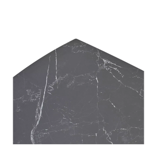 Стол БАЛД (BALDE) 140 цвет ЧЕРНЫЙ МРАМОР МАТОВЫЙ (MATT BLACK MARBLE SOLID CERAMIC )/ ЧЕРНЫЙ, ®DISAUR