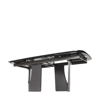Стол БИРГЕР (BIRGER) 200 цвет KL-188 Бело-коричневый мрамор/ Темно-серый, ®DISAUR