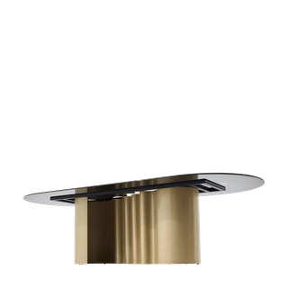 Стол ВЕНТО (VENTO) 280 ТОПАЗ TL-617, испанская керамика / Шампань каркас, ®DISAUR