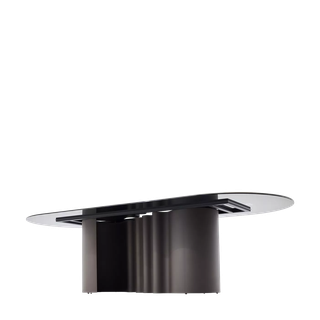 Стол ВЕНТО (VENTO) 280 ТОПАЗ TL-617, испанская керамика/ Коричневый графит каркас, ®DISAUR