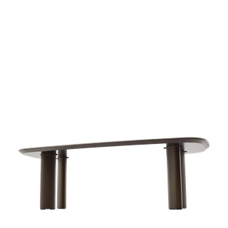 Стол ГАРДЕ (GARDE) 239 цвет Бежевый мрамор CA036, керамика / коричневый, ®DISAUR