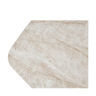 Стол КАРЛЕС (CARLES) 180 БЕЖЕВЫЙ МРАМОР (GLOSS SAND FLOW) керамика / Золотой винтаж каркас, ®DISAUR