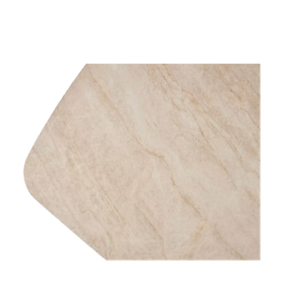 Стол КИРАН (KIRAN) 180 БЕЖЕВЫЙ МРАМОР (MATTE SICILY BEIGE SOLID CERAMIC) / Орех темный, ®DISAUR