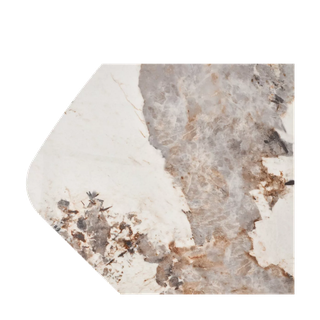 Стол КИРАН (KIRAN) 180 цвет ПАНДОРА (GLOSS LUXURY PANDORA SOLID CERAMIC) / Орех темный, ®DISAUR