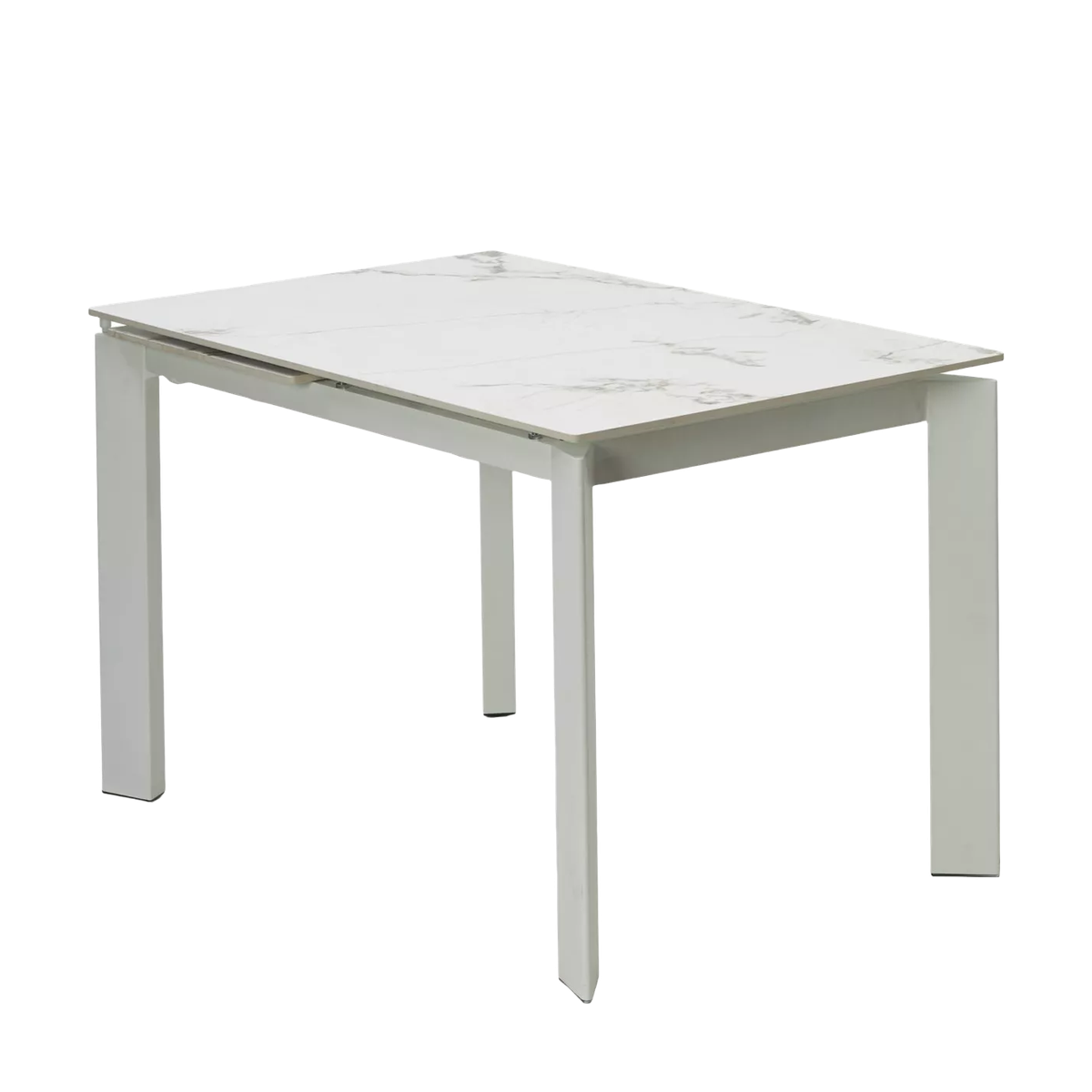 Стол КОРНЕР (CORNER) 120 цвет ГОЛДЕН ЖАДЕ (GLOSS GOLDEN JADE SOLID CERAMIC) / БЕЛЫЙ, ®DISAUR