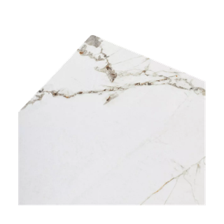 Стол КОРНЕР (CORNER) 120 цвет ГОЛДЕН ЖАДЕ (GLOSS GOLDEN JADE SOLID CERAMIC) / БЕЛЫЙ, ®DISAUR