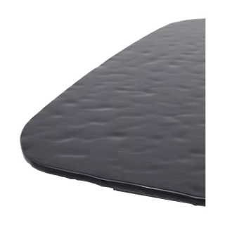 Стол ЛАУРИТЦ (LAURITS) 200 цвет ЧЕРНЫЙ (GREY), стекло BUBBLE / Прозрачный каркас ®DISAUR