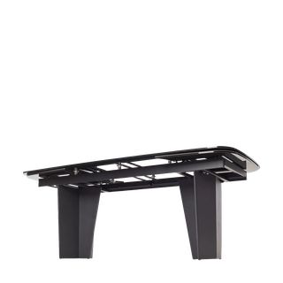 Стол МИККЕЛ (MIKKEL) 200 цвет TL-188, испанская керамика / ЧЕРНЫЙ, ®DISAUR