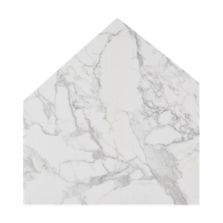 Стол ЭЗМИР (ESMIR) 180 цвет АРАБЕСКАТО (MATTE ARABESCATO SOLID CERAMIC) / ОРЕХ, ®DISAUR