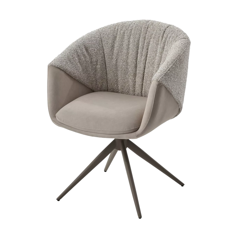 Стул ГИССЕН (GISSEN) 360 град., цвет ЛАТТЕ RIELY-111 / V885-3, ткань / ЛАТТЕ, ®DISAUR