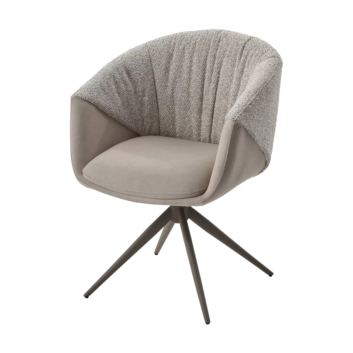 Стул ГИССЕН (GISSEN) 360 град., цвет ЛАТТЕ RIELY-111 / V885-3, ткань / ЛАТТЕ, ®DISAUR