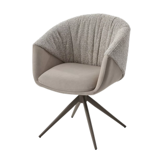 Стул ГИССЕН (GISSEN) 360 град., цвет ЛАТТЕ RIELY-111 / V885-3, ткань / ЛАТТЕ, ®DISAUR
