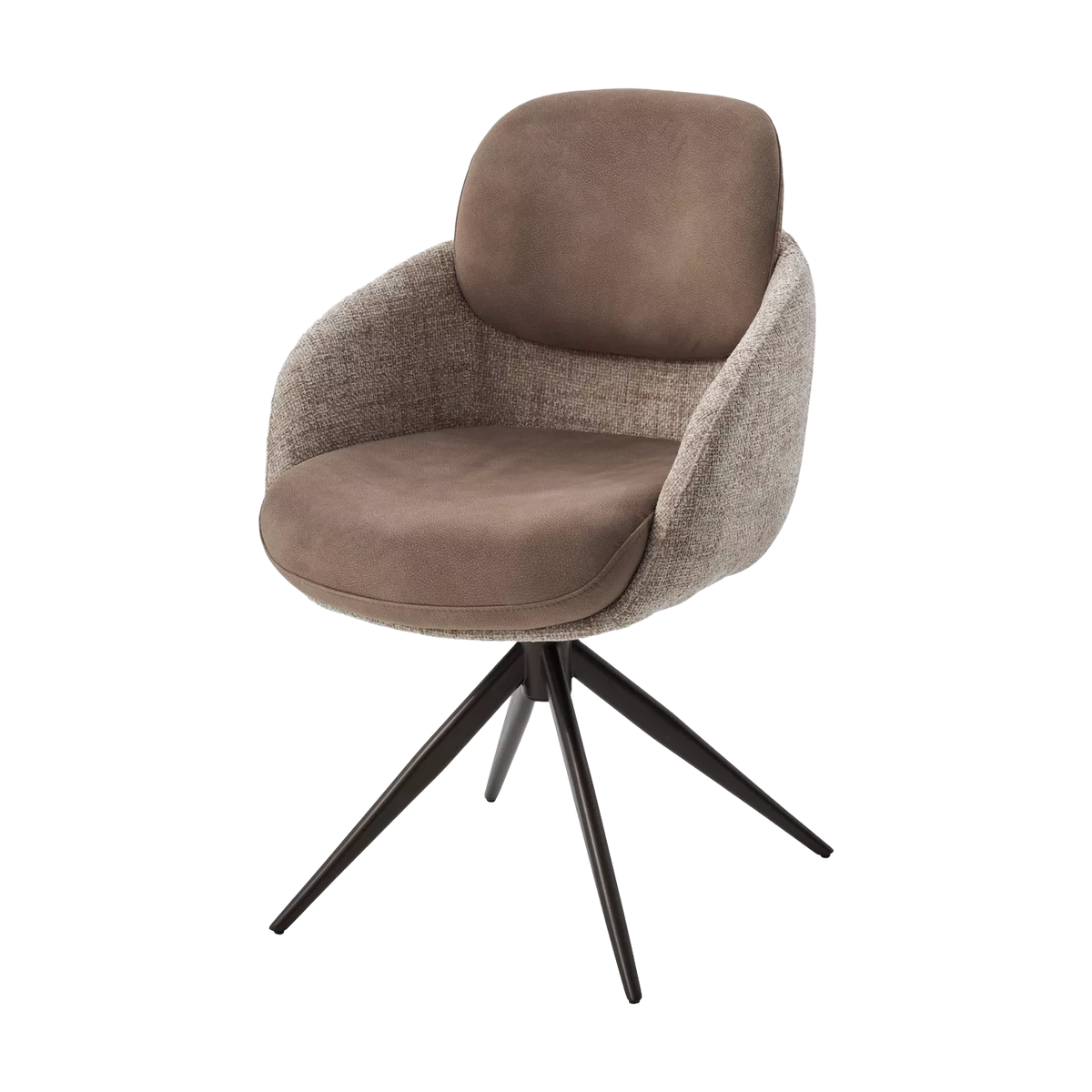 Стул ГРЕЙС (GRACE) 360 град, цвет КАПУЧИНО PENA-172 / G1229-7, ткань / ШОКОЛАДНОЕ ЗОЛОТО, ®DISAUR