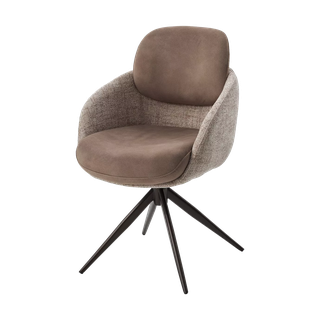 Стул ГРЕЙС (GRACE) 360 град, цвет КАПУЧИНО PENA-172 / G1229-7, ткань / ШОКОЛАДНОЕ ЗОЛОТО, ®DISAUR