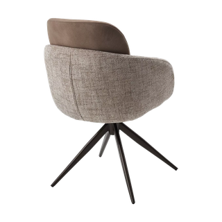 Стул ГРЕЙС (GRACE) 360 град, цвет КАПУЧИНО PENA-172 / G1229-7, ткань / ШОКОЛАДНОЕ ЗОЛОТО, ®DISAUR