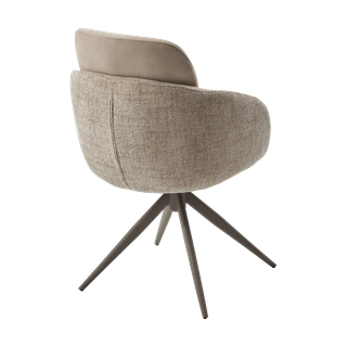 Стул ГРЕЙС (GRACE) 360 град., цвет БЕЖЕВЫЙ (PENA-120 / G1229-3, ткань / ЛАТТЕ каркас, ®DISAUR