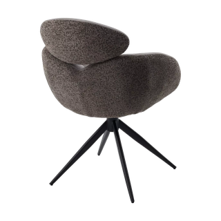 Стул ГУННАР (GUNNAR) 360 град, цвет СЕРЫЙ VEGA-88 / MIAMI-459, ткань / ЧЕРНЫЙ каркас, ®DISAUR