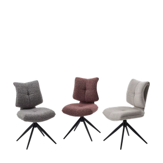 Стул ДЕЛИ (DELI) 360 град, цвет БЕЖЕВЫЙ H300126-2, ткань / ЧЕРНЫЙ каркас, ®DISAUR